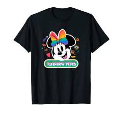 Disney Minnie Mouse Pride Rainbow Vibes Doodles T-Shirt von Disney