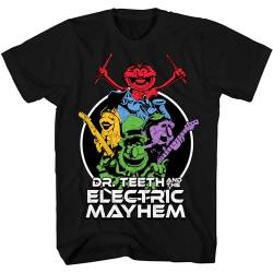 Disney Muppets Animal Electric Mayhem T-Shirt, Schwarz, L von Disney
