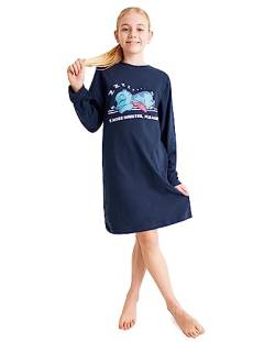 Disney Nachthemd Kinder Stitch Schlafanzug Nachtwäsche Mädchen, 7-8 Jahre von Disney