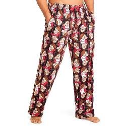 Disney Nightmare Before Christmas Pyjamahose Herren Lang - Baby Yoda Schlafanzug Herren Lang in den Größen S-3XL (Rot Grumpy, M) von Disney