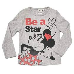 Disney Offizielles Langarm-T-Shirt für Mädchen, Minnie Maus, Original 3328, Grau 3 Jahre von Disney