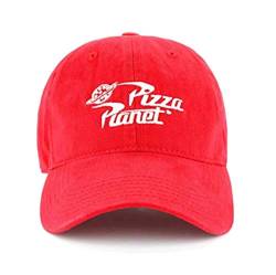 Disney Pixar Toy Story Pizza Planet Delivery Delivery Adjustable Baseball Snapback Cap Hat Red, rot, 56 von Disney