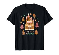 Disney Princess Holiday Gingerbread Castle Season for Sweets T-Shirt von Disney
