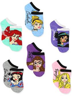 Disney Princess Teen-Women Socken für Damen, Gr. 37-42, 6 Stück von Disney