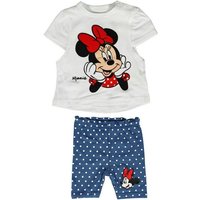 Disney Print-Shirt Disney Minnie Maus Mädchen Baby Shirt plus Hose (2-tlg) Gr. 62 bis 86, Baumwolle von Disney