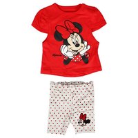 Disney Print-Shirt Disney Minnie Maus Mädchen Baby Shirt plus Hose (2-tlg) Gr. 62 bis 86, Baumwolle von Disney