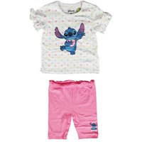 Disney Print-Shirt Disney Stitch Baby Mädchen Sommerset Shorts plus T-Shirt Gr. 62 bis 86 von Disney