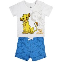 Disney Print-Shirt König der Löwen Simba Baby Shorts plus T-Shirt Gr. 62 bis 86, 100% Baumwolle von Disney
