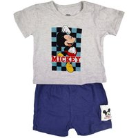 Disney Print-Shirt Mickey Maus Baby kurzarm T-Shirt und Shorts Gr. 62 bis 86, 100% Baumwolle von Disney