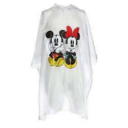 Disney Regenponcho Mickey und Minnie Mouse für Männer Einheitsgröße klar von Disney