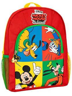 Disney Rucksack | Mickey Mouse Kinderrucksack | Donald Goofy Pluto Schulrucksack von Disney