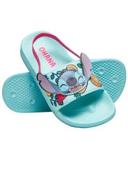 Disney Sandalen Für Mädchen | Stitch Schuhe | Flip Flops Mädchen | Offizielles Merchandise | Blau | 28 von Disney