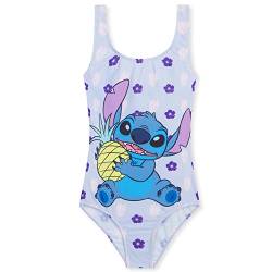 Disney Stitch Badeanzug Kinder Mädchen Schwimmanzug Frozen Ariel Bademode für Mädchen und Jungen Teenager 2-14 Jahre Strandkleidung Sommer Schwimmbade (Lilla Stitch, 13-14 Jahre) von Disney