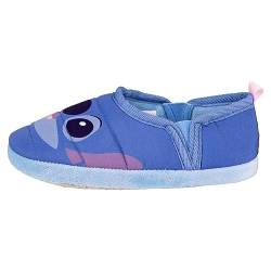 Disney Stitch Hausschuhe Slipper, Blau, 32/33 EU Schmal von Disney