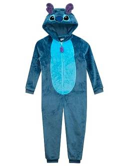 Disney Stitch Onesie | Lilo and Stitch Onesie Mädchen | Stitch Schlafanzüge Für Mädchen | Blau 116 von Disney