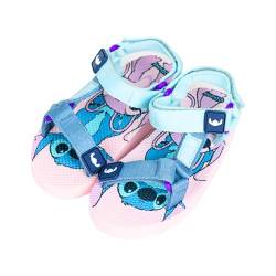 Disney Stitch Sandalen für Mädchen, Atmungsaktive Offene Sandalen im Stitch und Angel Design, Größe EU 28 von Disney