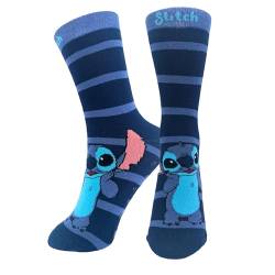 Disney Stitch Socken für Mädchen, Stitch Anti-Rutsch Socken, Geschenk für Kinder und Jugendliche, Größe EU 23/26 von Disney