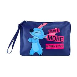 Disney Stitch Tasche für Damen, Kulturbeutel im Stitch Design, Tablet Tasche, Geschenk für Frauen, Mädchen und Teenager von Disney