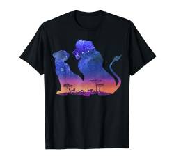 Disney The Lion King Simba And Nala Silhouette Fill T-Shirt von Disney