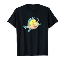 Disney The Little Mermaid Flounder Bubbles T-Shirt von Disney
