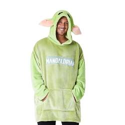 Disney The Mandalorian Hoodie Herren Oversized aus Fleece, Baby Yoda Pullover Herren von Disney