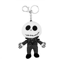 Disney The Nightmare Before Christmas Schlüsselanhänger GH00273RL, Plüsch, Schwarz/Weiß, Schwarz, Einheitsgröße, Modern von Disney