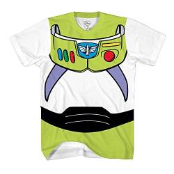 Disney Toy Story Buzz Lightyear Astronaut Costume Adult T-Shirt (Large, Buzz) von Disney