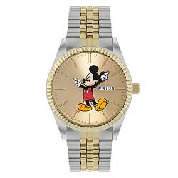 Disney Unisex-Erwachsene Analog Quarz Uhr mit Edelstahl Armband MK8185 von Disney