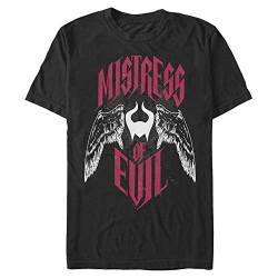 Disney Unisex Maleficent: Mistress Of Evil With Wings Organic Short Sleeve T-shirt, Schwarz, XXL von Disney