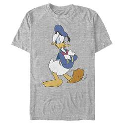 Disney Unisex Mickey-Traditional Donald Organic Short Sleeve T-Shirt, Melange Grey, XXL von Disney