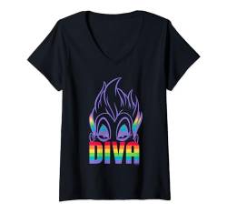 Disney Villains Ursula Diva Pride T-Shirt mit V-Ausschnitt von Disney