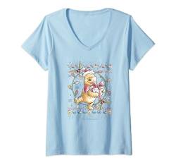 Disney Winnie The Pooh Ugly Christmas Sweater T-Shirt mit V-Ausschnitt von Disney