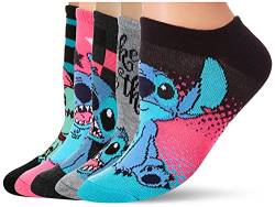 Disney Women's Lilo & Stitch 5 Pack No Show Socks von Disney