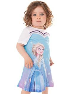 Frozen ELSA Die Eiskönigin des Mädchens für Kinder Blau Kurzarm Pyjama von Disney