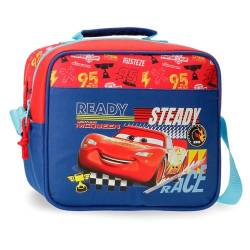 Joumma Disney Cars Lets Race Kulturbeutel, anpassbar, mit Umhängetasche, Rot, 23 x 20 x 9 cm, Polyester, L, rot, Kulturbeutel mit Schulterriemen von Disney