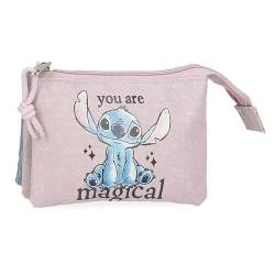 Joumma Disney Stitch You Are Magical Geldbörse, Blau, 14 x 10 x 3,5 cm, Polyester, blau, geldbörse von Disney