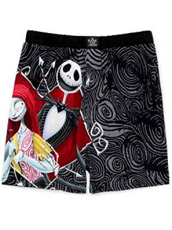Nightmare Before Christmas Jack and Sally Men's Boxer Shorts Underwear von Disney