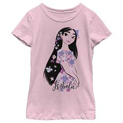 Pixar Encanto Isabela Floral Fill Girls Standard T-Shirt, Light Pink, Small von Disney