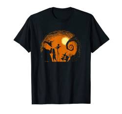 Tim Burton’s Nightmare Before Christmas Halloween Silhouette T-Shirt von Disney