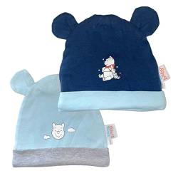 Winnie Puuh Mützen Jungen / 2 er Pack - 2 Motive Größe 86/92 von Disney