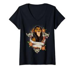 Womens Disney Lion King Scar and Hyenas I'm Surrounded By Idiots V-Neck T-Shirt von Disney