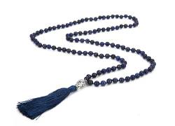 108 Gebetsperlen, 108 Perlen Halskette Halbedelsteine ​​Meditation Halskette, buddhistische Gebetsperlen (Color : J) von Distrainar