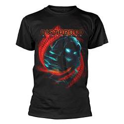 Disturbed Herren T-Shirt Schwarz Schwarz Large Gr. X-Large, Schwarz von Disturbed