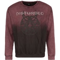 Disturbed Sweatshirt - Believe Symbol - S bis XXL - für Männer - Größe L - dunkelrot  - Lizenziertes Merchandise! von Disturbed