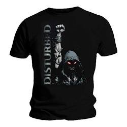 Disturbed T-Shirt mit Aufschrift Up Yer Military, alle Größen Gr. Large, Schwarz von Disturbed