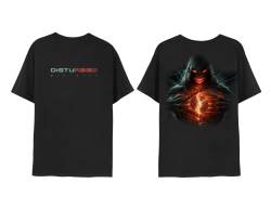 Disturbed Unisex-Erwachsene Divisive T-Shirt, Schwarz, XX-Large von Disturbed