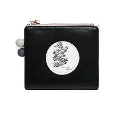 Diyafas Damen Zweifach Kurze Portemonnaie Brieftasche mit Münztasche Mädchen Geldbörse Kartenhalter Kleine Clutch von Diyafas