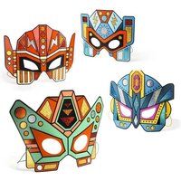 DJECO Kreativset DIY Masken Super-Roboter zum selber Basteln für Kinder von Djeco