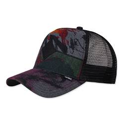 Djinns - ArtyAbstract (Black/Green/Wine) - Trucker Cap Meshcap Hat Kappe Mütze Caps von Djinns