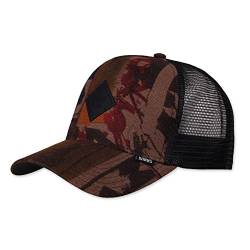 Djinns - ArtyAbstract (Black/orange/Khaki) - Trucker Cap Meshcap Hat Kappe Mütze Caps von Djinns